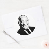 Sticker Rond Cyril Ramaphosa (Enveloppe)