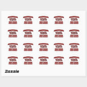 Sticker Rond Cytotechnologue .. Fonctionnera pour Bacon (Feuille)