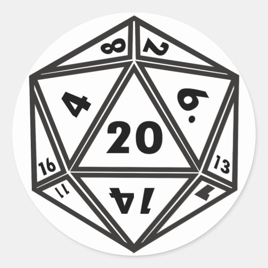 STICKER ROND D20 (Devant)
