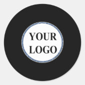 Sticker Rond D Christmas Gift Ized Idea Logo Baby  (Devant)