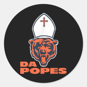 Sticker Rond Da Pope Chicago Pope Leo
