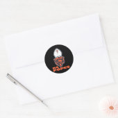 Sticker Rond Da Pope Chicago Pope Leo (Enveloppe)