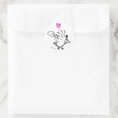 STICKER ROND DAB, ARTISTE HEDGEHOG (Sac)