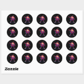 Sticker Rond Dab Dance Grenade Drôle Danser Danser Dabbing Frui (Feuille)