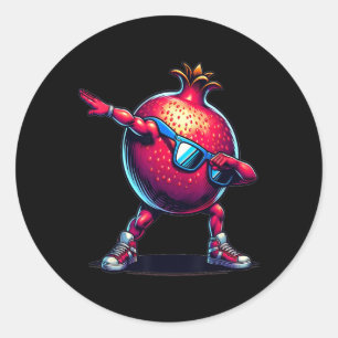 Sticker Rond Dab Dance Grenade Drôle Danser Danser Dabbing Frui