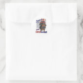 Sticker Rond Dachshund Gifts (Sac)