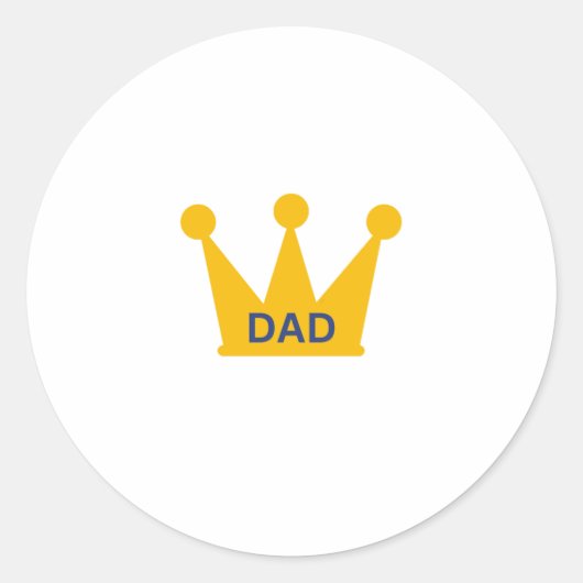 STICKER ROND DAD (Devant)