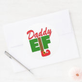 Sticker Rond Daddy Elf (Enveloppe)
