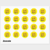 Sticker Rond Daddy Gift You Mean Father Figures (Feuille)