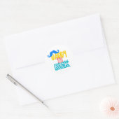 Sticker Rond Daddy You Rock (Enveloppe)