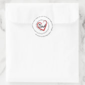 Sticker Rond DADS - Papa Love (Sac)