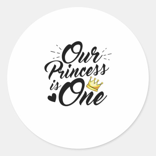 Sticker Rond Dads Princess (Devant)