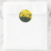 Sticker Rond Daffodiques (Sac)