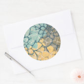 Sticker Rond Dahlia Dance I (Enveloppe)