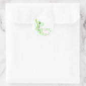 Sticker Rond Dainty Absinthe La Fee Verte I (Sac)