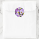 Sticker Rond Dainty Violas (Sac)