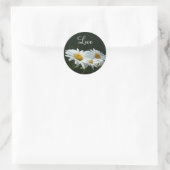 Sticker Rond Daisies Love (Sac)