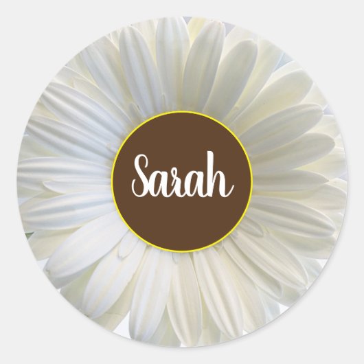 Sticker Rond Daisy (Devant)