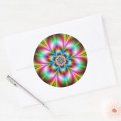 Sticker rond d'alimentation de fleur (Enveloppe)