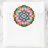 Sticker rond d'alimentation de fleur (Sac)