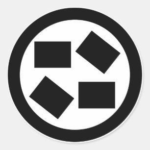 Sticker Rond Dalles de pierre