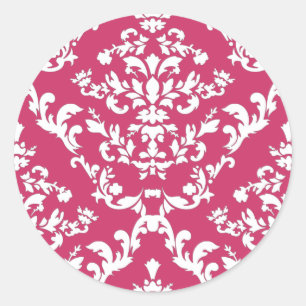 Sticker Rond Damas roses #3 @ VictoriaShaylee