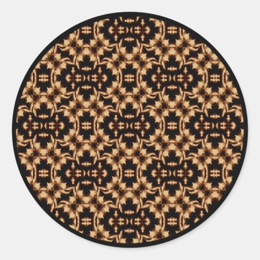 Sticker Rond Damask French Lace (Devant)