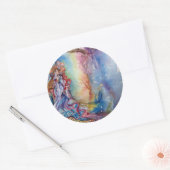 STICKER ROND DAME DU LAC (Enveloppe)