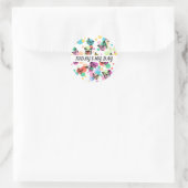 Sticker Rond Dance butterflies Garden (Sac)