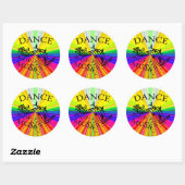 Sticker Rond Dance Ride the Music ! (Feuille)