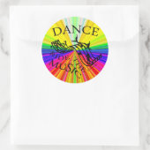 Sticker Rond Dance Ride the Music ! (Sac)