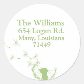 Sticker Rond Dandelion
