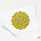 Sticker Rond Dandelion Kaleidoscope (Enveloppe)