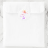 Sticker Rond Dandelion Wish (Sac)