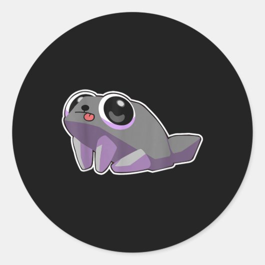 Sticker Rond Dandys World Pebble _ Anniversaire Enfants Pebble (Devant)