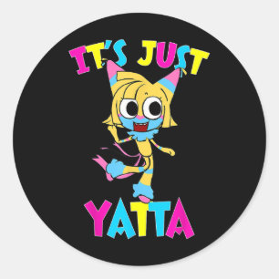 Sticker Rond Dandys World Yatta Toits _ Son Juste Yatta Dandys 