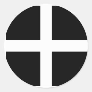 Sticker Rond Danemark en deuil, République démocratique du Cong