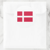 Sticker Rond Danemark FLAG International (Sac)