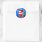 Sticker Rond Danemark Noël | (Sac)
