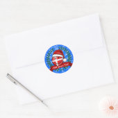 Sticker Rond Danemark Noël | (Enveloppe)