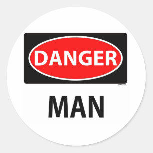 Sticker Rond danger2m