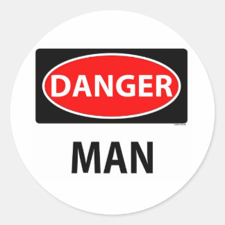 Sticker Rond danger 2 m