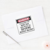 Sticker Rond Danger Bari Sax (Enveloppe)