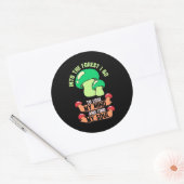 Sticker Rond Dans La Forêt Champignons Hunter Go (Enveloppe)