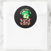 Sticker Rond Dans La Forêt Champignons Hunter Go (Sac)
