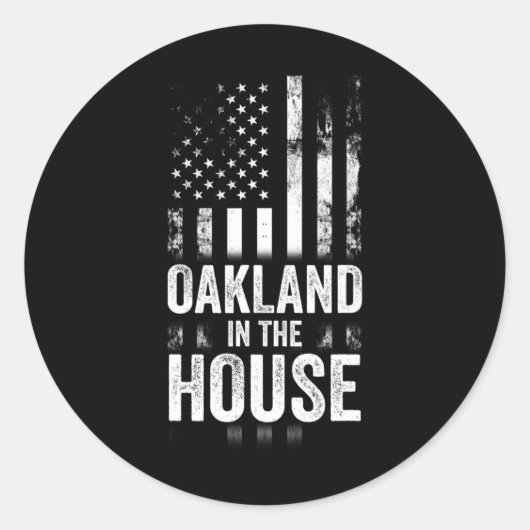 Sticker Rond Dans La Maison Mvp Kamala Harris Première Femme Vp (Devant)