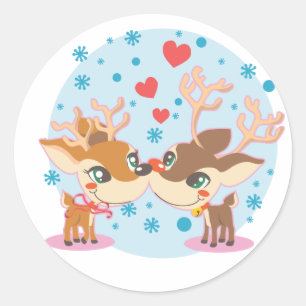 Sticker Rond dans l'amour