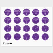 Sticker Rond dans le case of emgency call (Feuille)