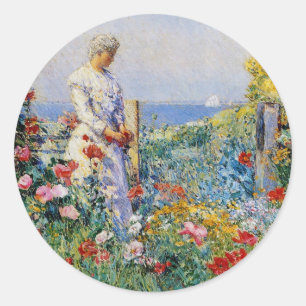 Sticker Rond Dans Le Jardin