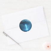 Sticker Rond Dans le vide – Espace profond Abstrait Classique R (Enveloppe)